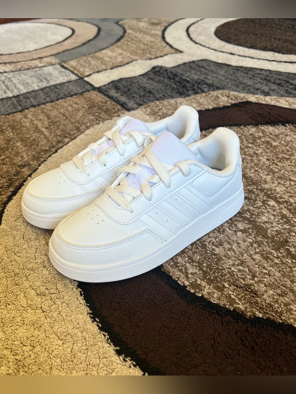 Little Girl/Boy Adidas Breaknet 2.0 Size2Y 'Cloud White'